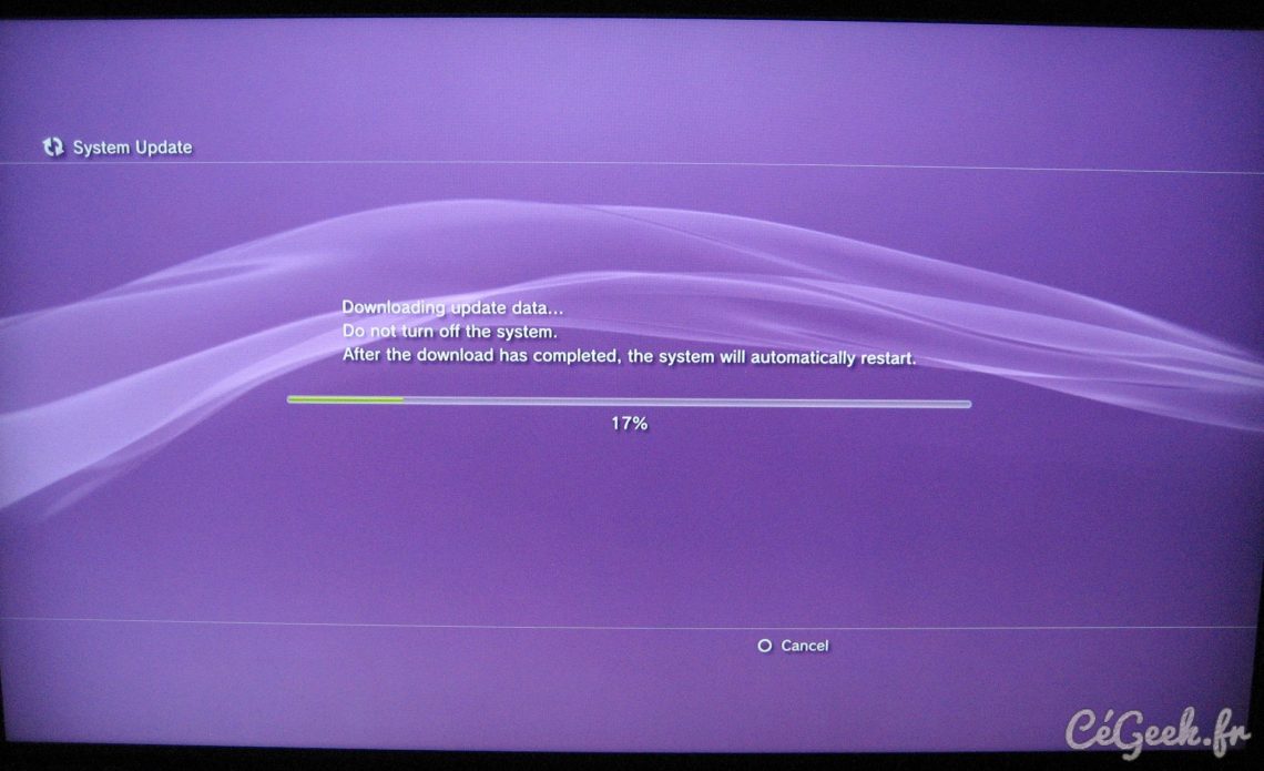 ps3 обновление