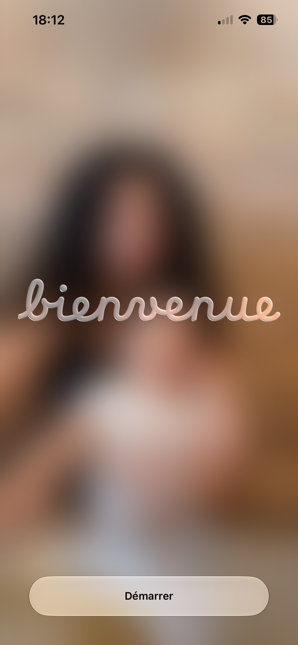 Ecran de bienvenue apres installation iOS 27